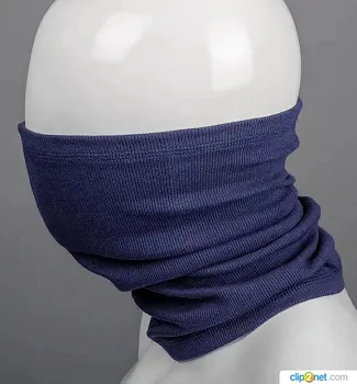 Баф-труба трикотажний Рубчик, Темно-синій