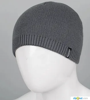 Шапка чоловіча без відвороту (С2102), Графіт