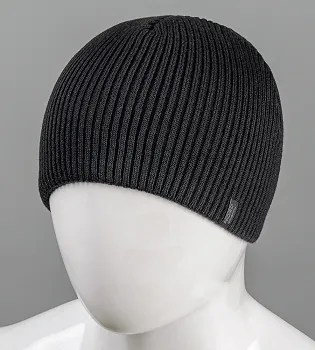 Шапка чоловіча 4-кл. без відвороту (С2215), Чорний