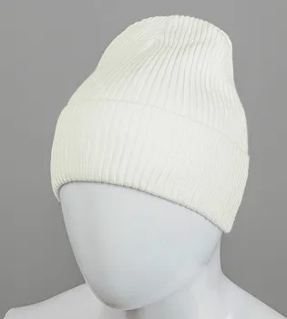 Базова шапка Резинка на ФЛІСІ (201030ф), Молочний