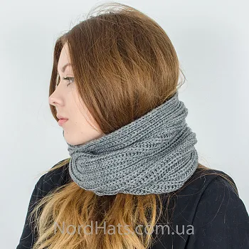 Баф в'язаний, Т.Сірий меланж