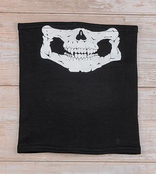 Баф трикотажний Світлячок Посмішка , Чорний