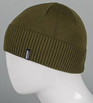 Чоловіча шапка з відворотом на флісі Nord (251262), Хакі