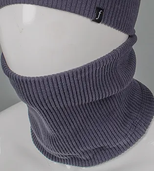 Баф-труба Ангорка трикотажна, Графіт