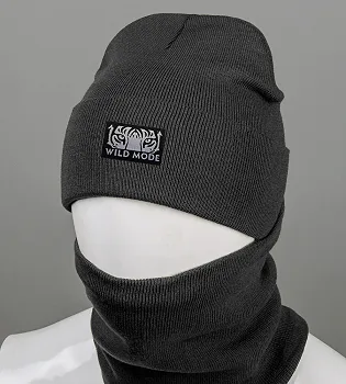 Комплект молодіжний Тигр-Фліс (22240) , Чорний