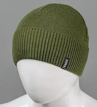 Шапка чоловіча з відворотом (C2104), Хакі