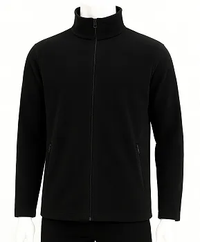 Флісова кофта на замку 2692ф (Уп.4шт M-XXL), Чорний