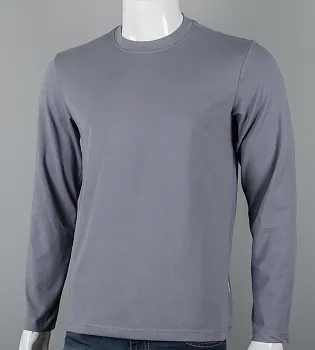 Лонгслів чоловічий 2600л (Уп.4шт M-XXL), Сірий