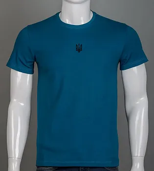 Футболка чоловіча Тризуб 2401м (Уп.4шт M-XXL), Смарагдовий