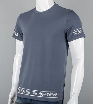 Футболка чоловіча Nothing 2606м (Уп.4шт M-XXL), Графіт