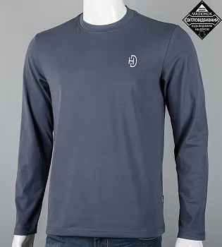 Лонгслів чоловічий HD 2602л (Уп.4шт M-XXL), Графіт