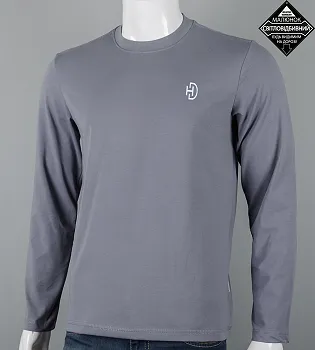 Лонгслів чоловічий HD 2602л (Уп.4шт M-XXL), Сірий