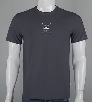 Футболка чоловіча NOW 2605м (Уп.4шт M-XXL), Графіт