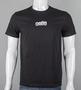Футболка чоловіча Risk 2607м (Уп.4шт M-XXL), Чорний