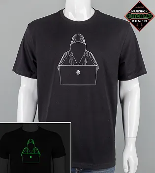 Футболка батал Hacker 2609б (Уп.4шт 3XL,4XL), Чорний