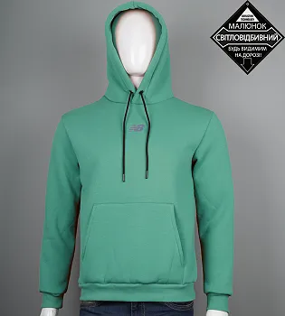 Худі тринитка Reflective Т.Сірий меланж 9423к,  (1шт), XL