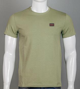 Футболка чоловіча Hugo 2504м (Уп.4шт M-XXL), Світла оливка