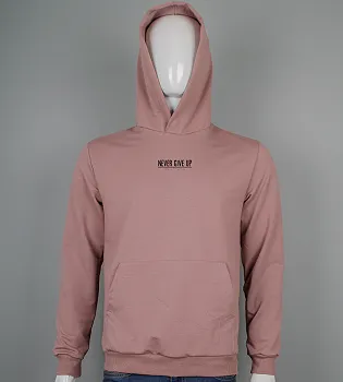 Худі двонитка Never Give Up Капучино 9452с,  (1шт), XL