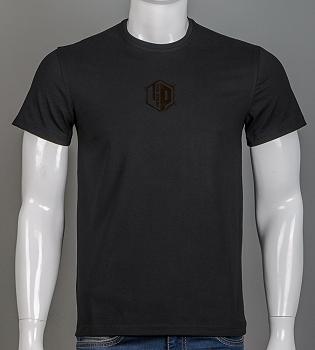 Футболка чоловіча Never Give Up 2523м (Уп.4шт M-XXL), Чорний