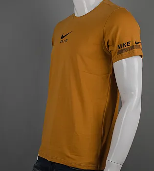 Футболка чоловіча Nike Air 2453м (Уп.4шт M-XXL), Гірчиця