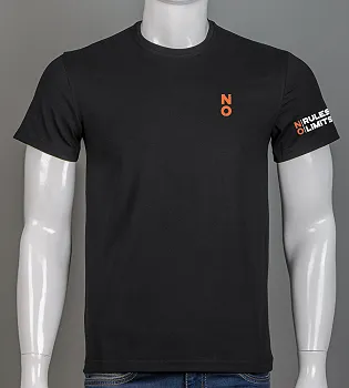Футболка чоловіча NO limit 2528м (Уп.4шт M-XXL), Чорний