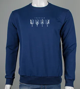 Світшот чоловічий Воля 7307с (Уп.4шт M-XXL), Темно-синій