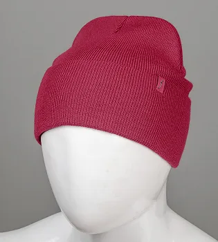 Шапка-лопатка з відворотом, FERO, Бордовий