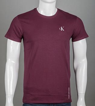 Футболка чоловіча Calvin Klein 2418м (Уп.4шт M-XXL), Марсала