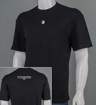 Футболка оверсайз Fearless 3416м (Уп.4шт M-XXL), Чорний