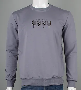 Світшот чоловічий Воля 7307с (Уп.4шт M-XXL), Сірий