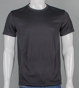 Футболка Coolpass Однотонна 5300м (Уп.4шт M-XXL), Чорний