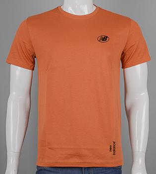 Футболка 100% Х/Б New Balance 4408м (Уп.4шт M-XXL), Цегляний