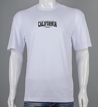 Футболка оверсайз California 3406м (Уп.4шт M-XXL), Білий