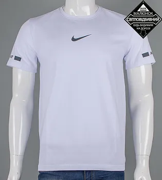 Футболка чоловіча Nike Reflective Білий 2430м (1шт), XL