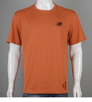 Футболка батал New Balance 4408б (Уп.4шт 3XL,4XL), Цегляний