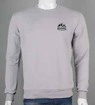 Світшот двонитка Wilderness Світло-сірий 7405с,  (1шт), XL