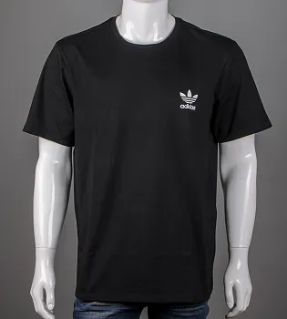 Футболка 100% Х/Б Adidas 4111б (Уп.4шт 3XL,4XL), Чорний