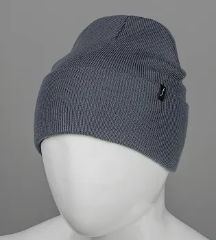 Шапка-лопатка з відворотом, FERO, Графіт