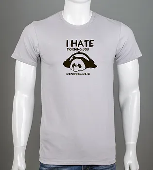 Футболка чоловіча Panda 2509м (Уп.4шт M-XXL), Світло-сірий