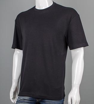 Футболка оверсайз Однотонна 3300м (Уп.4шт M-XXL), Чорний