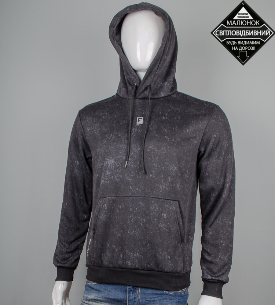 [_]Худі тринитка Fero Reflective 9425к (Уп.4шт M-XXL)